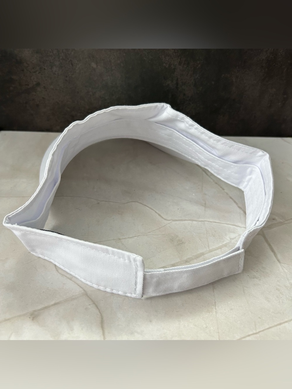 Fahrenheit White Visor Hat - Picture 2 of 4